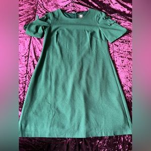Dark green formal dress